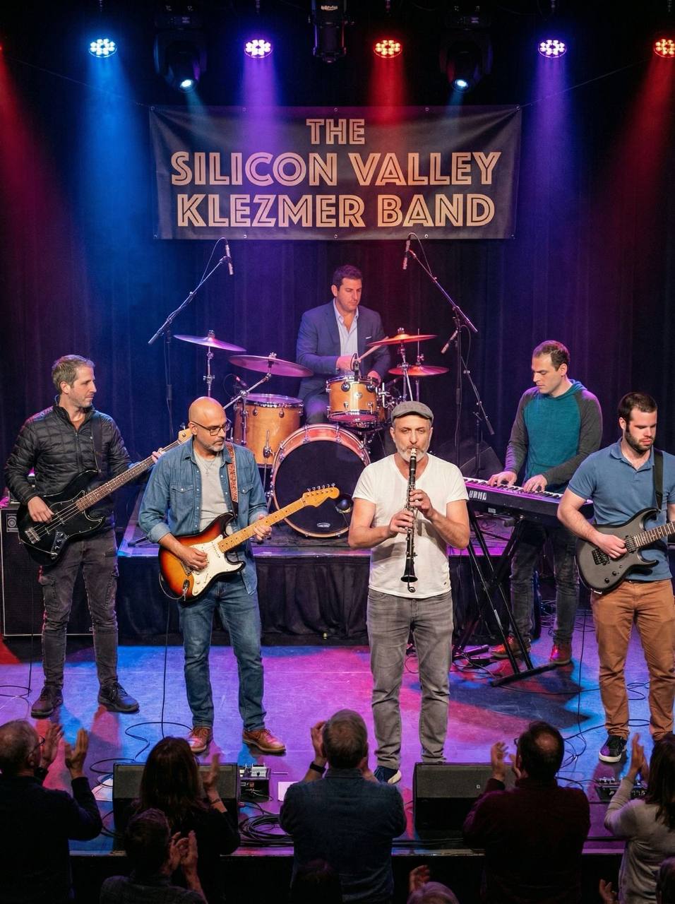 The Silicon Valley Klezmer Band performing live